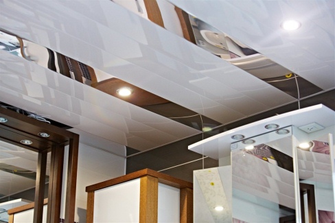 Реечный алюминиевый потолок geipe